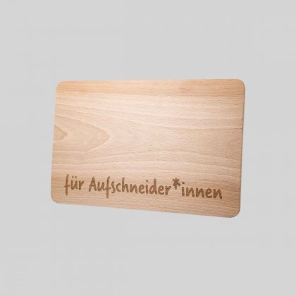 Schneidbrett f&uuml;r Aufschneider*innen