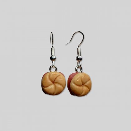 Leberk&auml;ssemmel-Ohrringe