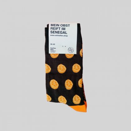 Socken Orangen