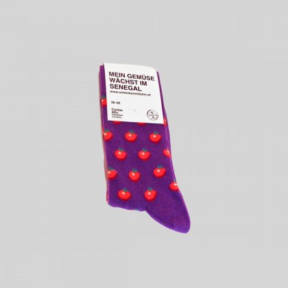 Nachhaltige Produkte | Caritas Wien | Socken Tomaten| Caritas Wirhelfen.shop