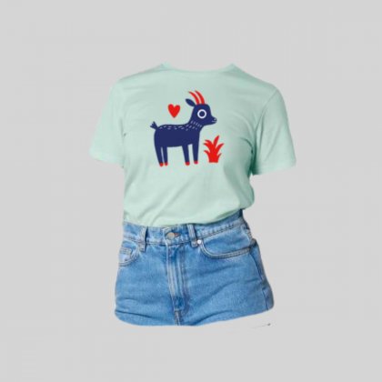 T-Shirt &bdquo;Ziege&ldquo;