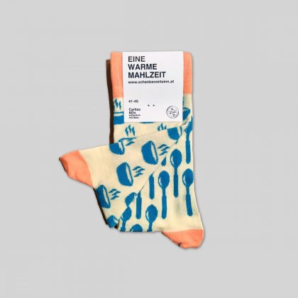"Warme Mahlzeit"-Socken