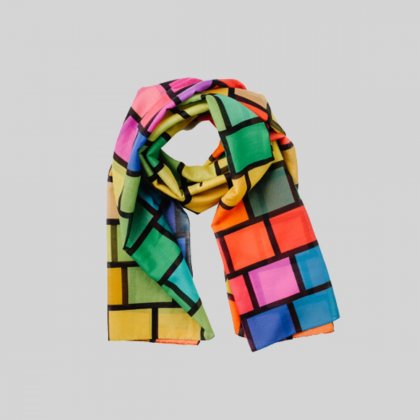 "Celebrate Migration" Schal - Seide