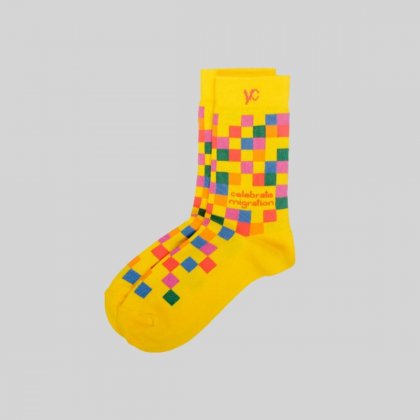 "Celebrate Migration" Socken - gelb