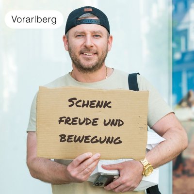 Schenk Freude und Bewegung