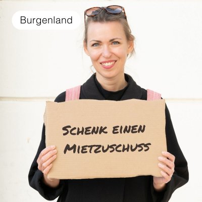 Schenk einen Mietzuschuss, damit niemand sein Zuhause verliert