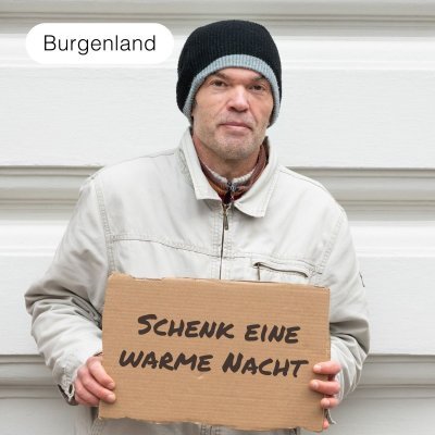 Schenk eine warme Nacht für Obdachlose