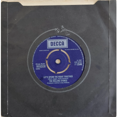 Single Vinyl The Rolling Stones "Ruby Tuesday / Let's Spend The Night Together"