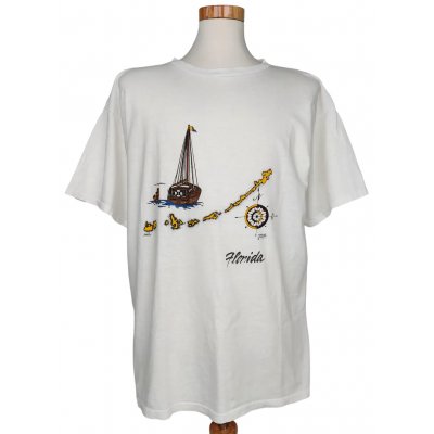 Florida Herren T-Shirt, weiß - Gr. XL