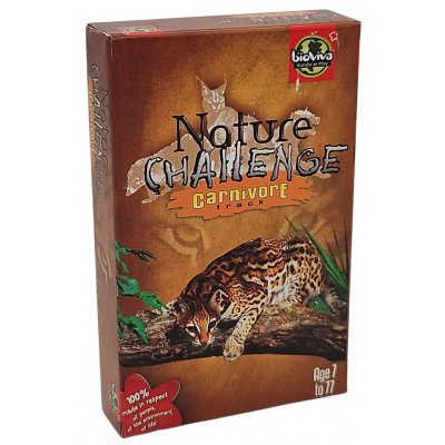 Nature Challenge - Carnivore track - Spielkarten - bioviva