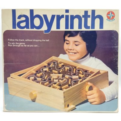 Labyrinth Spiel 70er Jahre - Geschicklichkeitsspiel, Estrela 
