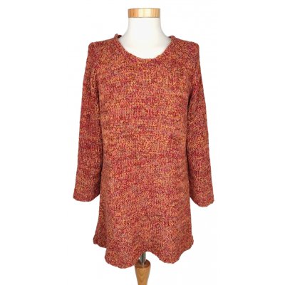 Yoors Damen Strickpullover, rostbraun - Gr. XL