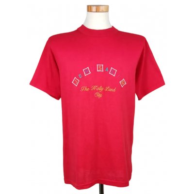 Jerusalem Herren T-Shirt, rot - Gr. XXL