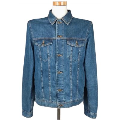 Zara Man Denim Collection Herren Jeansjacke, blau - Gr. XL