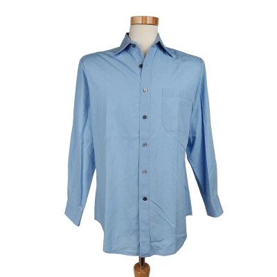 Donna Karan Signature Herren Hemd, blau - Gr. S
