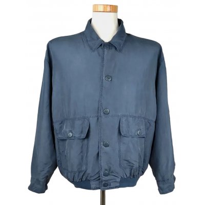 Spirit of the silk Herren Bomberjacke, blau - Gr. 46