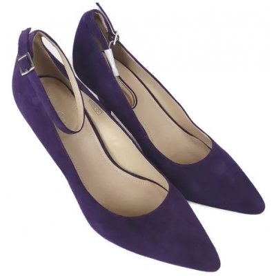 Kate Gray Damen Velourlseder Pumps, lila - Gr. 40