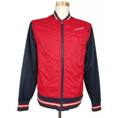 G-Star Raw Herren Bomber Jacke, rot/blau-  Gr. M 