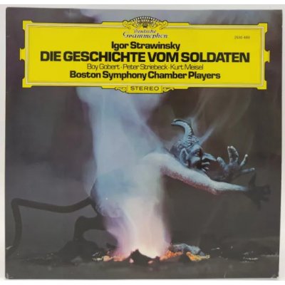 Vinyl LP - Igor Strawinsky - Die Geschichte vom Soldaten, Deutsche Übersetzung