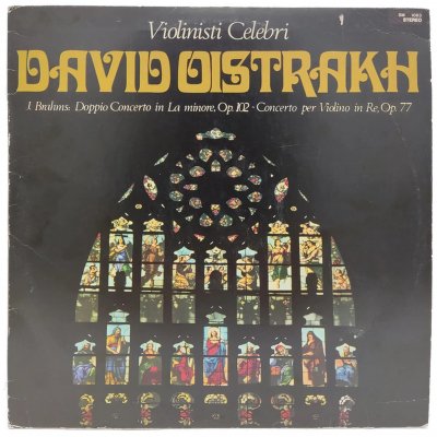 Vinyl LP - David Oistrakh, Johannes Brahms - Violinisti Celebri