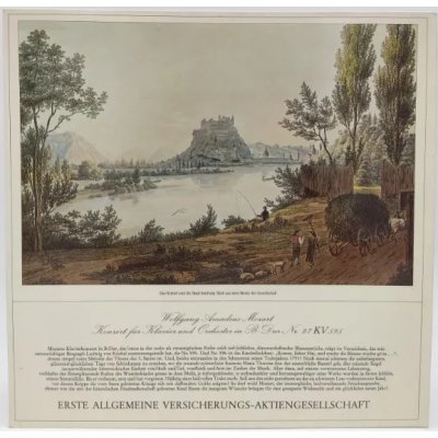 Vinyl LP - Wolfgang Amadeus Mozart, Gustav Mahler - Konzert für Klavier und Orchester / Adagio aus der X. Symphonie 
