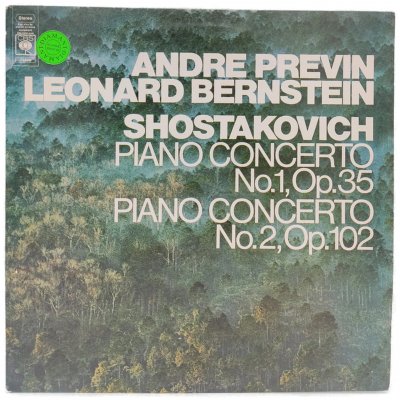 Vinyl LP - Previn, Bernstein, Shostakovich - Piano Concerto No. 1 op. 35 / Piano Concerto No. 2 op. 102