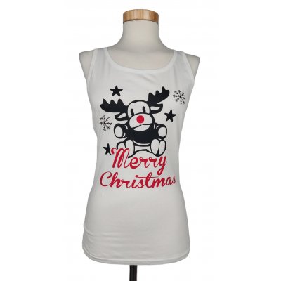 Gildan Damen Tank Top - Weihnachtsmotiv - Gr. S