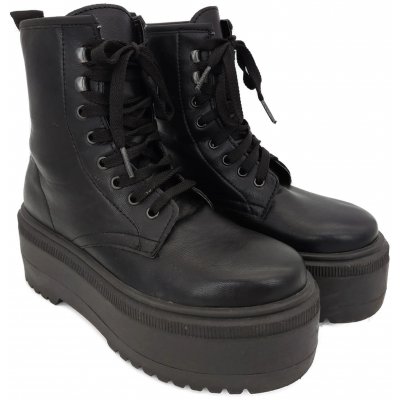 ASOS Damen Plateu-Boots , schwarz - Gr. EU 36
