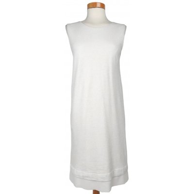 Esprit Damen Midikleid, weiß/silber - Gr. S