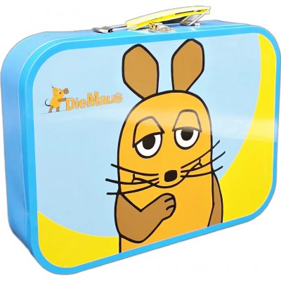 Die Maus Metallkoffer mit drei unterschiedlichen Puzzels