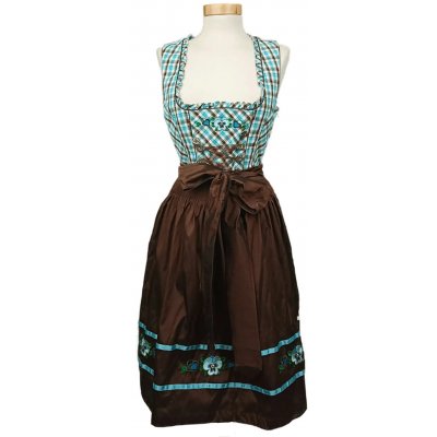 Landhaus by C&A Dirndl braun/blau/weiß Gr. S