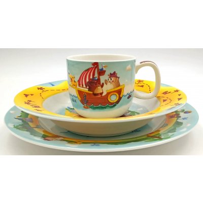 Villeroy & Boch - "Chewy's Treasure Hunt" Kindergeschirr Set 3-teilig