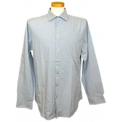 Calvin Klein Herren Hemd blau/weiß kariert Gr. 41/16