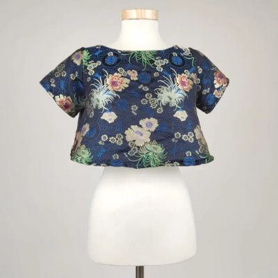 Gina Seoul Damen Top, blau - Gr. XS/34