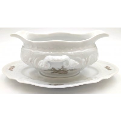 Rosenthal Classic Rose Collection Sauciere mit Unterteller einteilig