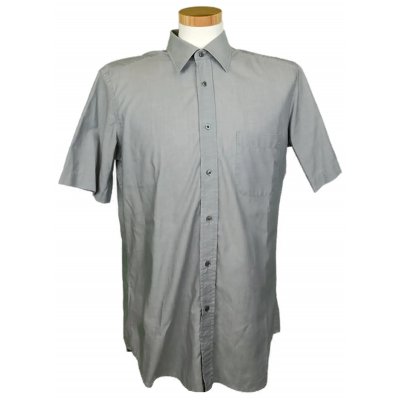 Hugo Boss Herren Hemd kurzarm grau Gr. M