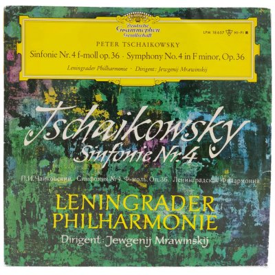 Vinyl LP - Peter Tschaikowsky, Mrawinskij - Sinfonie Nr. 4 f-moll op. 36 