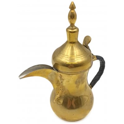 Dallah traditionelle arabische Messing-Teekanne Vintage