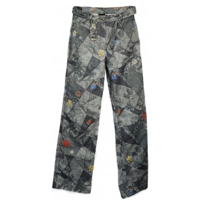 Desigual Damen Jeans grau gemustert Gr. XS