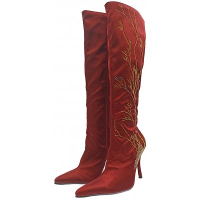 Vizzano Ana Hickmann Damenstiefel rot Gr. 37