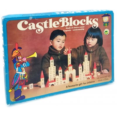 Holzbaukasten Castle Blocks Made in China