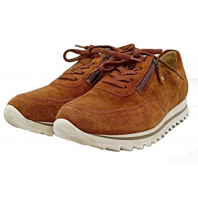Waldläufer Damen Velourleder cognac Gr. 40