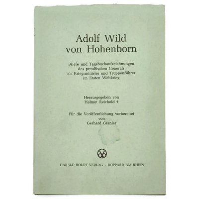 Helmut Reichold Adolf Wild von Hohenborn