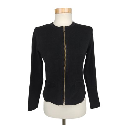 Zara Damen Strickjacke, schwarz - Gr. S