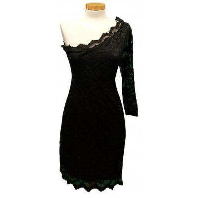Miocelli Damen Spitzen-Midikleid schwarz Gr. 36