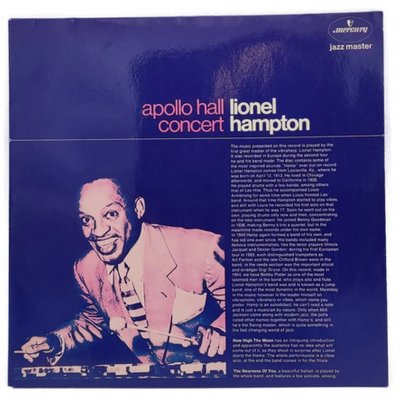 LP Vinyl Lionel Hampton "Apollo Hall Concert 1954"