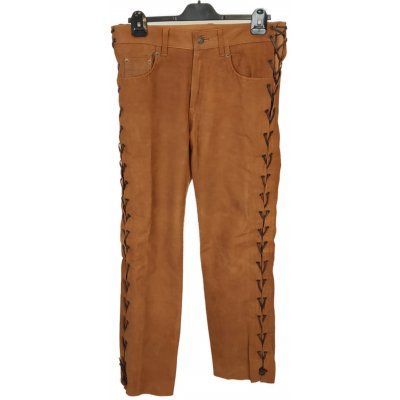 Hard Leather Stuff Herren Lederhose braun Gr. 32
