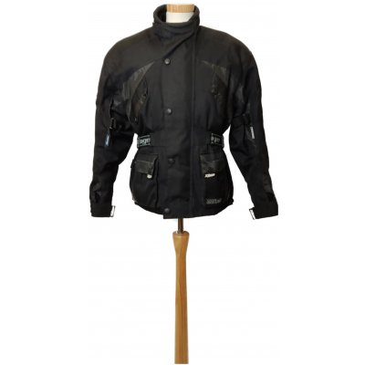 X-RAGE Herren Motorradjacke schwarz Gr. S
