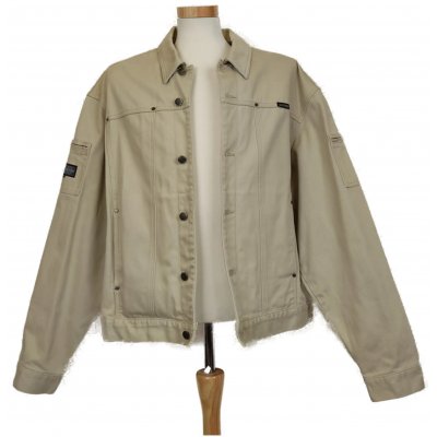 Harley Davidson Herren Denim Jacke beige, Gr. XXL
