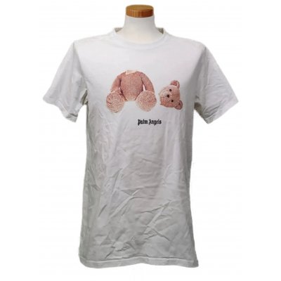 Palm Angels Herren T-Shirt Teddy Bear Weiß Gr. L
